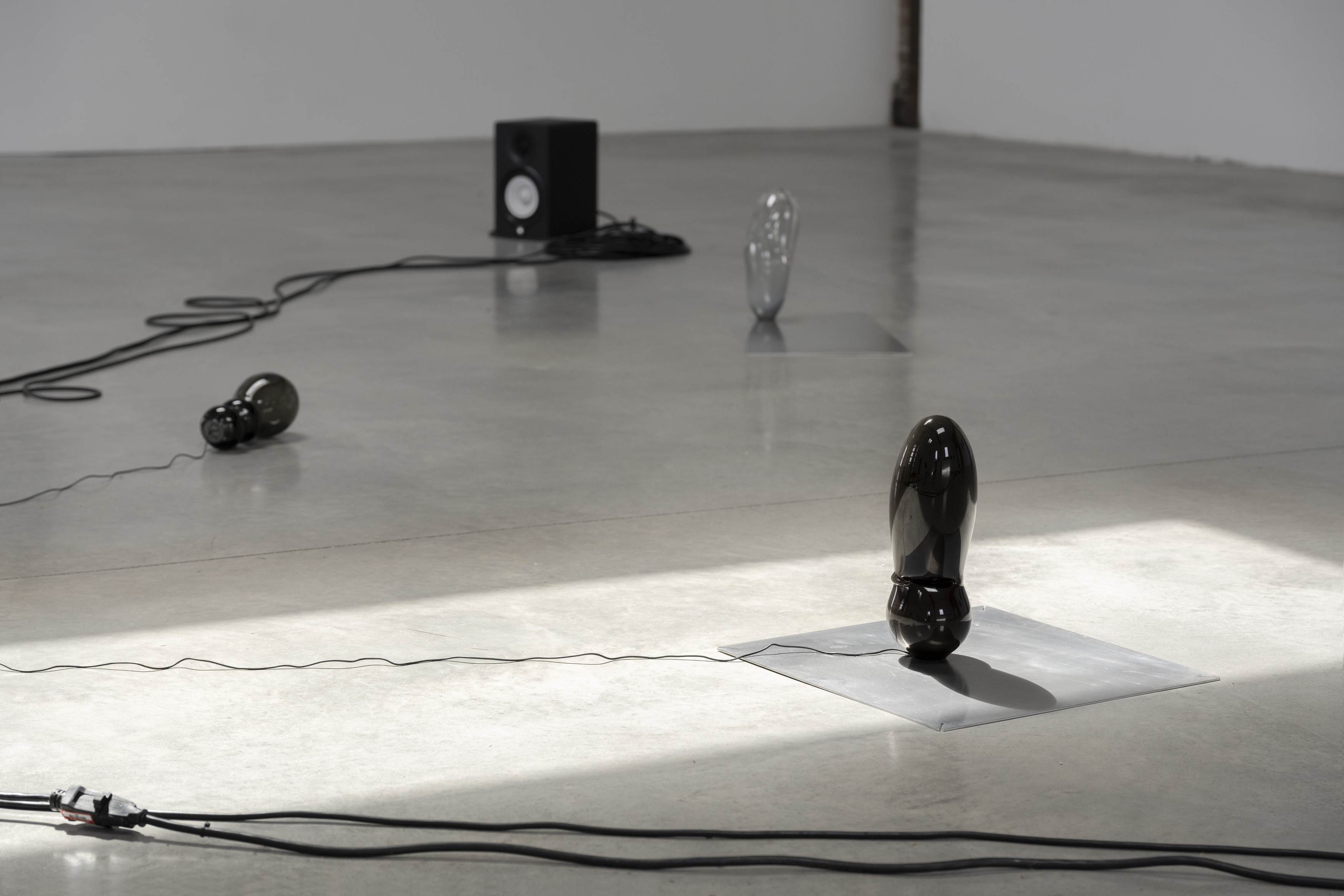 A section of an exhibition installation